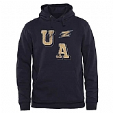 Men's Akron Zips Acronym Pullover Hoodie - Navy Blue,baseball caps,new era cap wholesale,wholesale hats